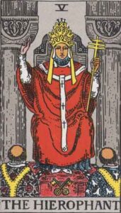 RWS_Tarot_05_Hierophant