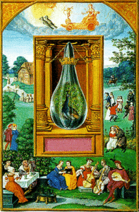 The alchemical fermentation process, symbolic of the essence of the  creation of Humic-Fulvic from vegetable matter