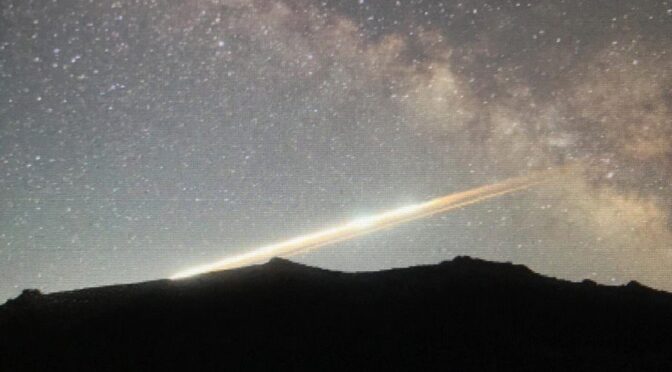 A Fireball Was Seen In Sky On The West Coast and People Are Freaking Out