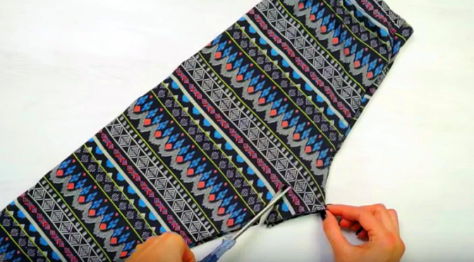 This Lady Started Cutting Up Her Old Leggings. When She Finished, Amazing!